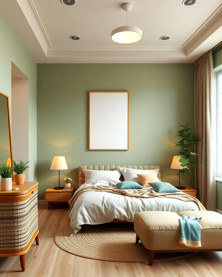 Green and Beige Color Palette