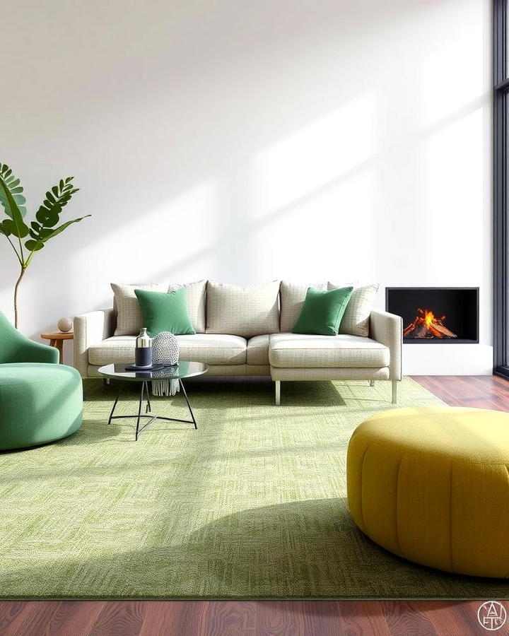 Green and Gray Modern Rugs