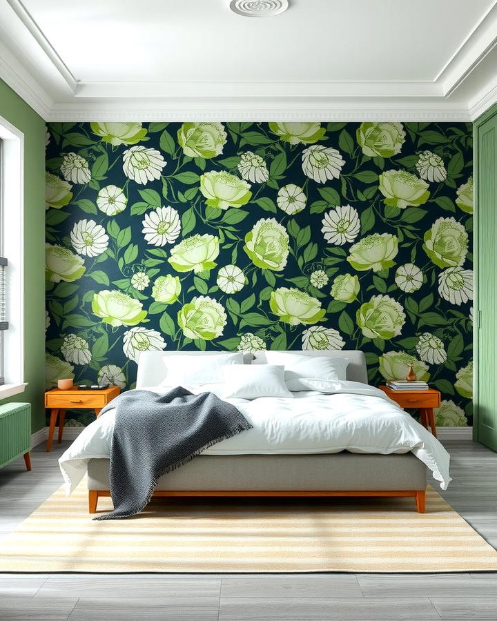 Green and Grey Wallpaper