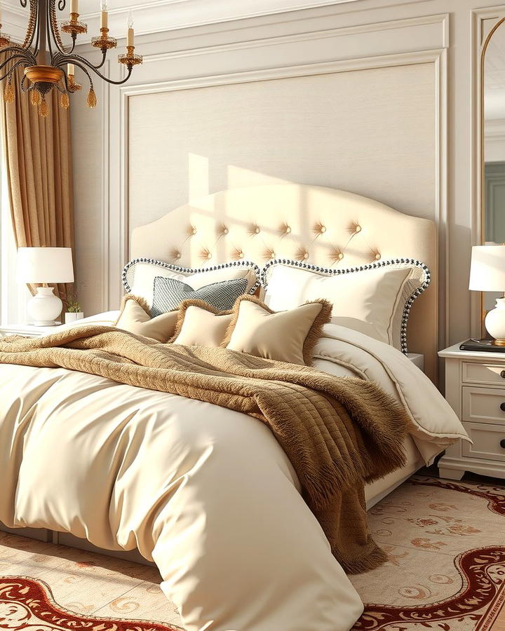 Greige Bedding for a Luxurious Feel