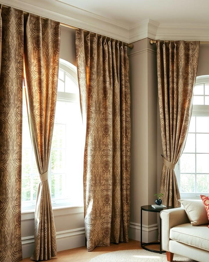 Greige Curtains for Elegant Windows