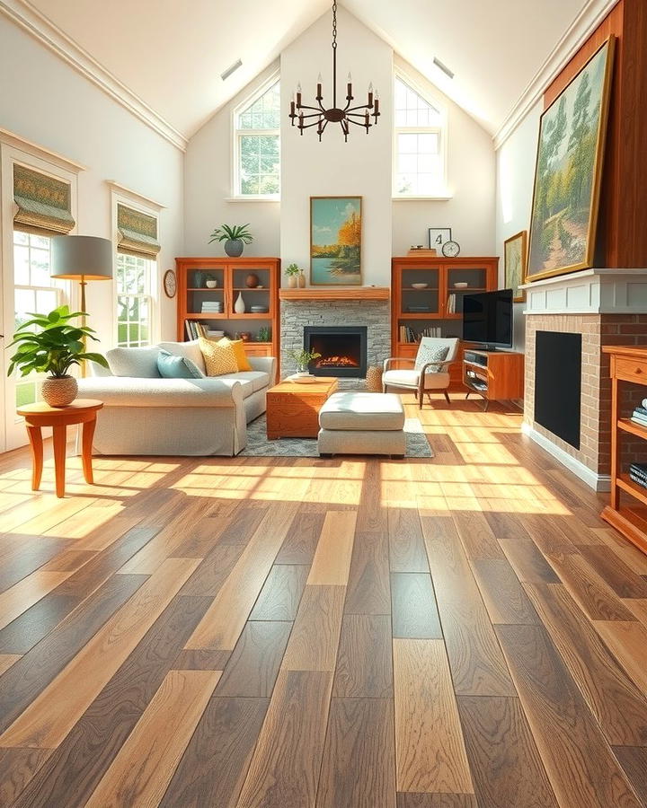 Greige Hardwood Floors for Timeless Elegance