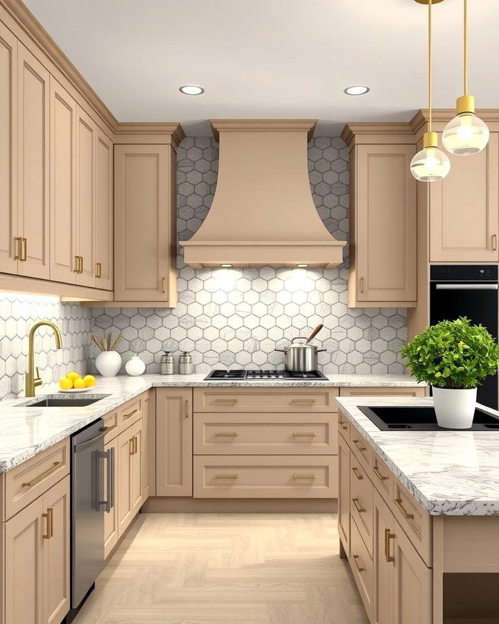 Greige Kitchen Cabinets for Timeless Appeal