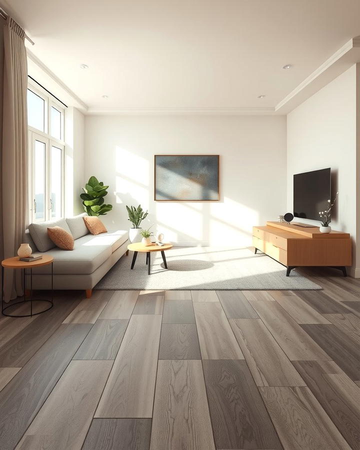 Grey Toned Wood Floors