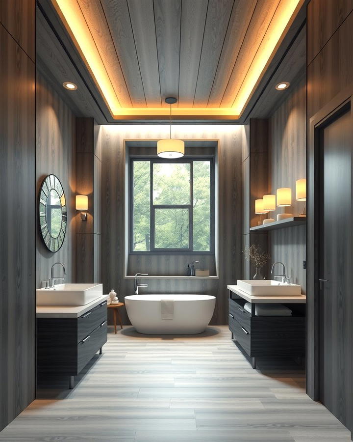 Grey Wooden Accents