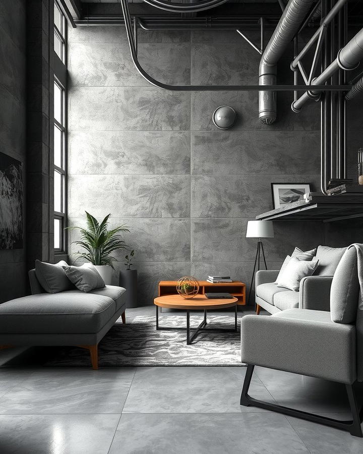 Grey with Industrial Elements