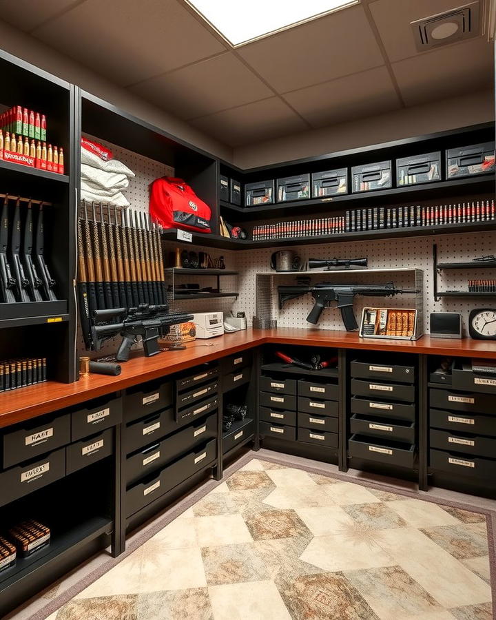 Gun Room with Ammunition Storage