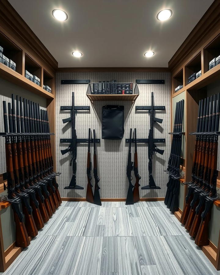 Gun Room with Custom Racks