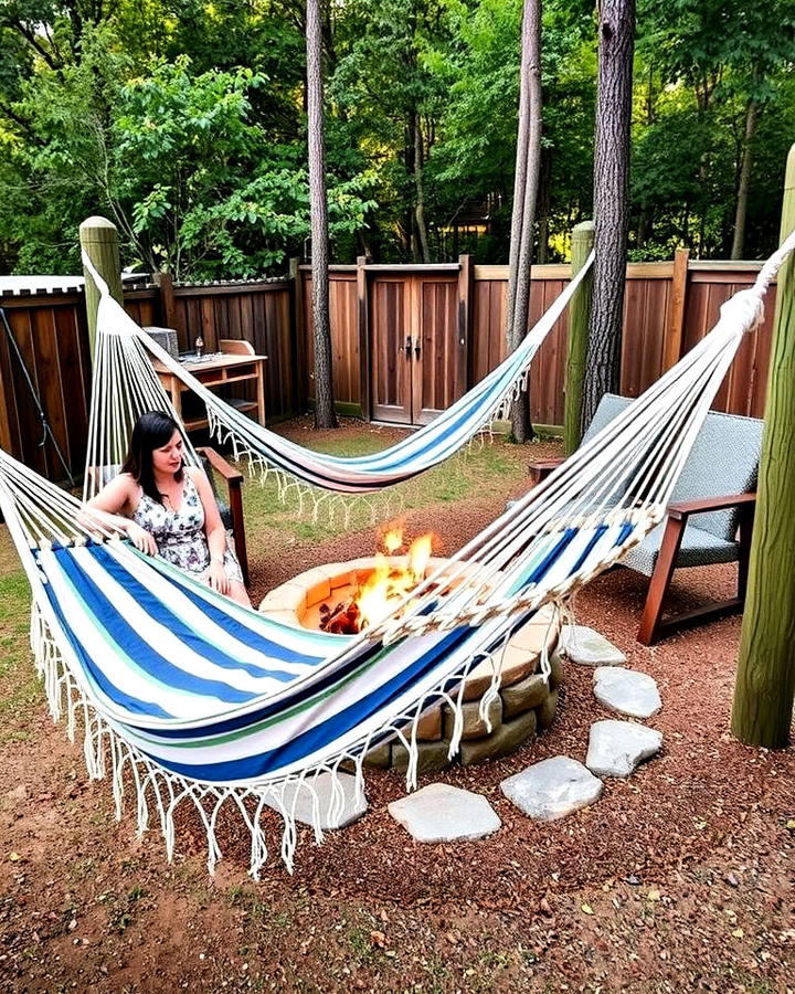 Hammock Around the Fire Pit