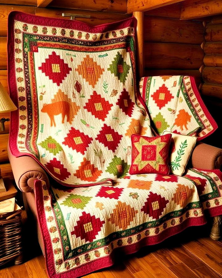 Handcrafted Quilts for Cabin Decor