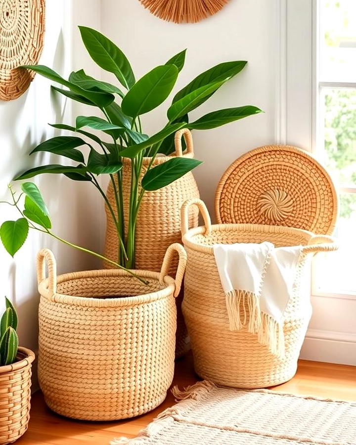 Handwoven Baskets for Storage