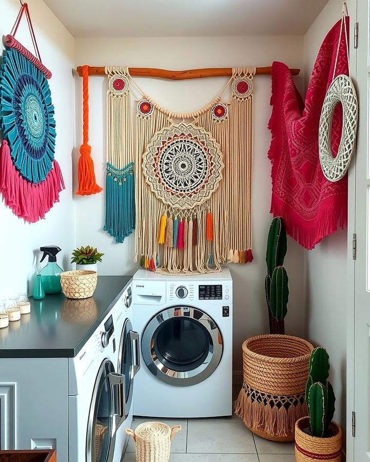 Hang a Vibrant Macrame Wall Hanging