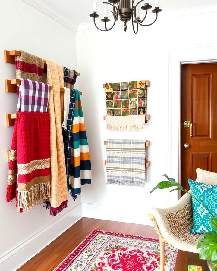 Hanging Blanket Rack