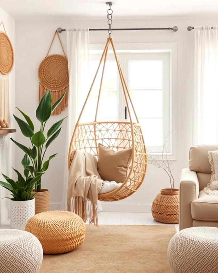 Hanging Chair for a Relaxing Corner