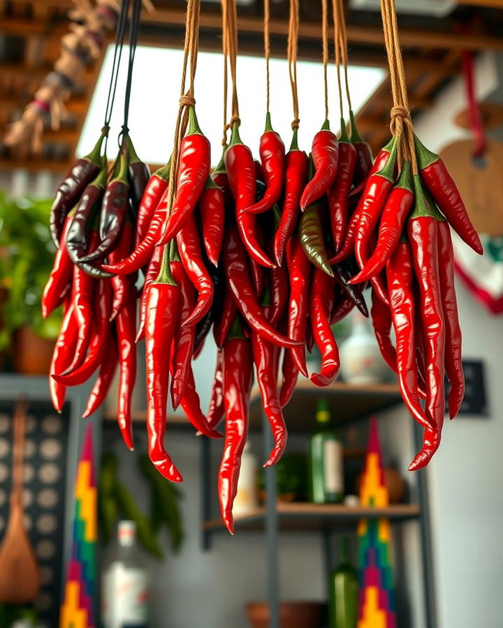 Hanging Chili Ristras