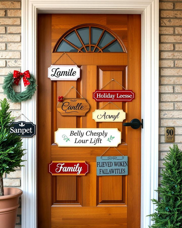 Hanging Door Signs