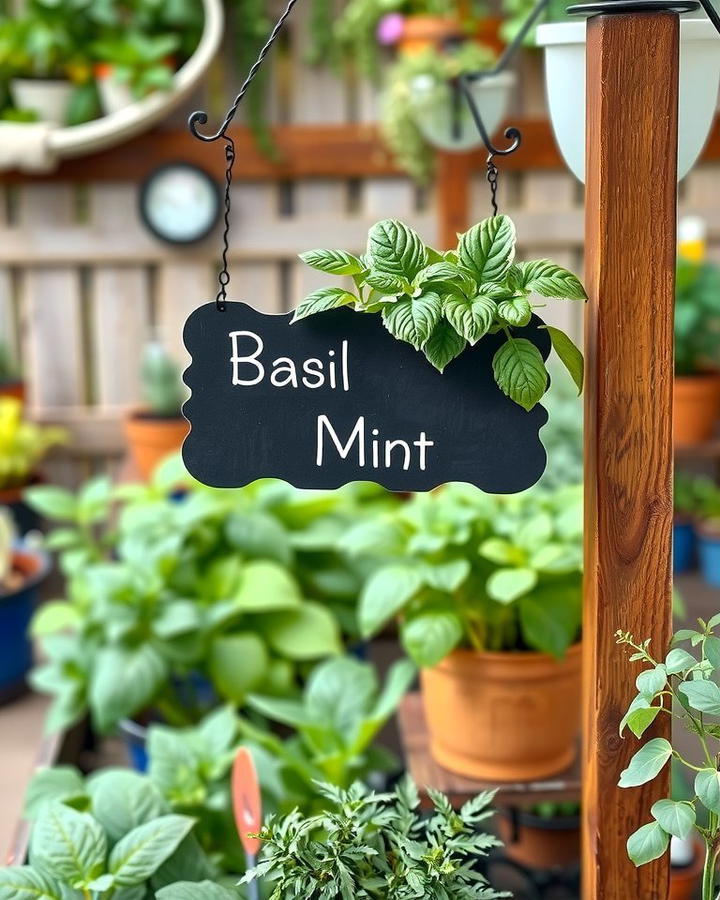 Hanging Herb Garden Sign