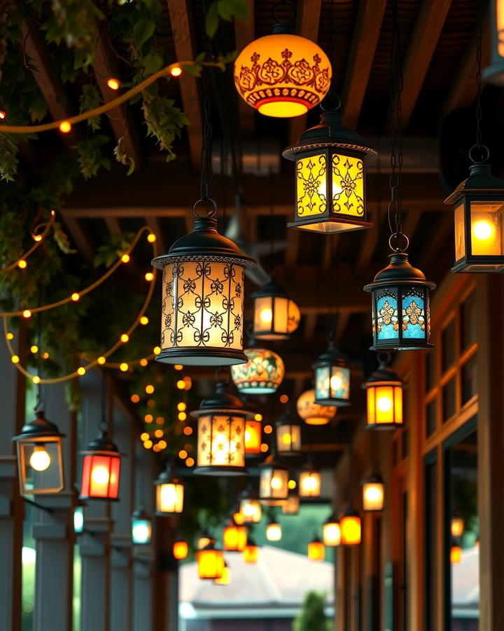 Hanging Lanterns for Soft Lighting