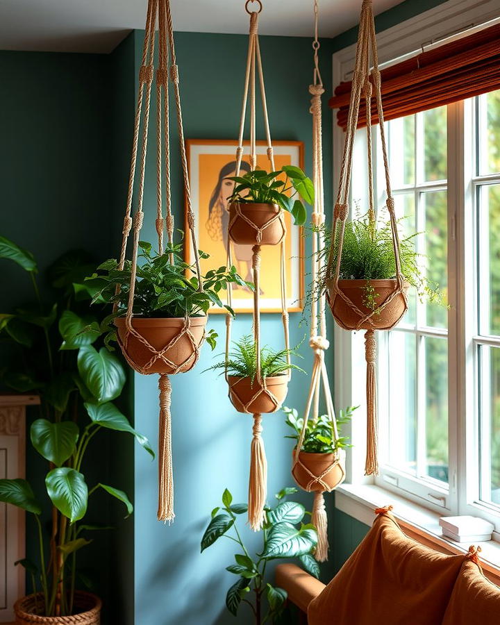 Hanging Macrame Planters