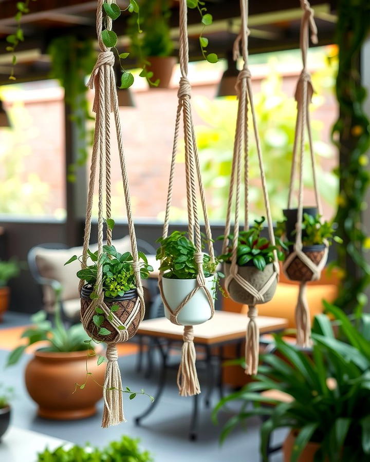 Hanging Macrame Planters