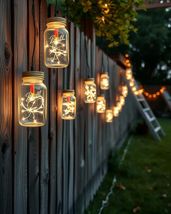 Hanging Mason Jar Lights