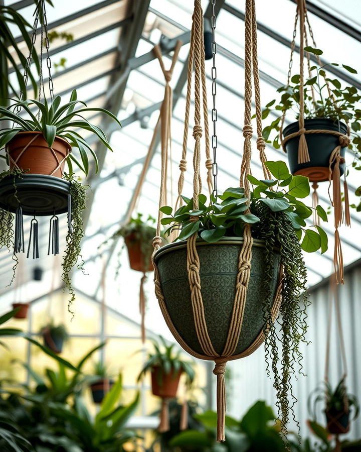 Hanging Planters for Dynamic Visual Interest