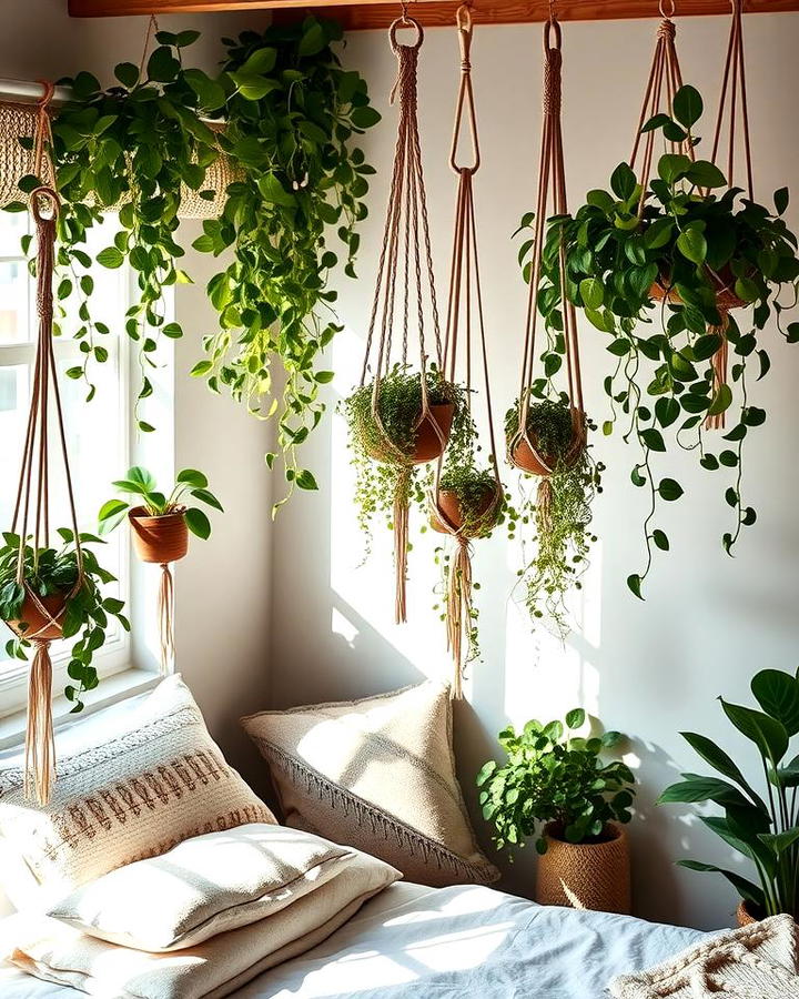 Hanging Plants for Natural Serenity