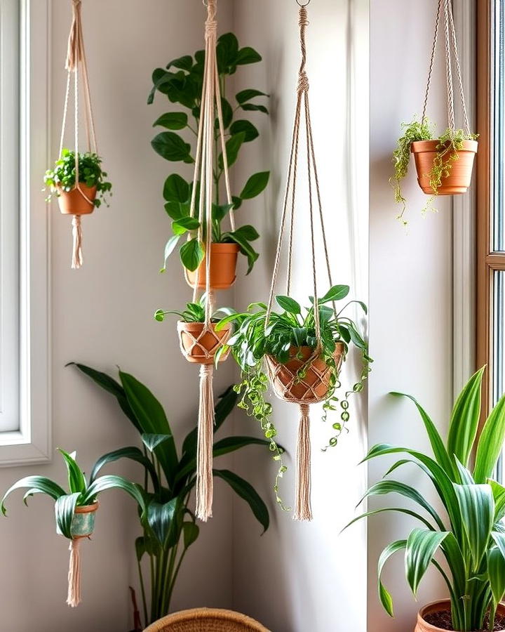 Hanging Plants for Vertical Interest