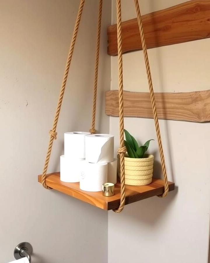 Hanging Rope Shelf