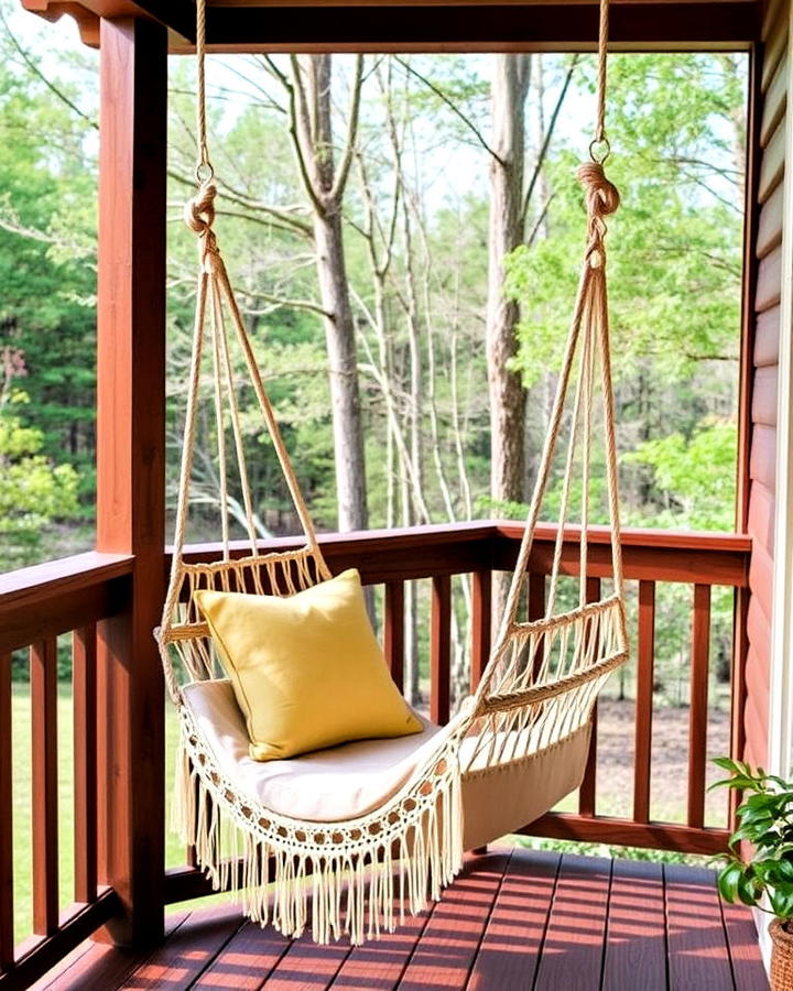 Hanging Swing or Hammock for Deck