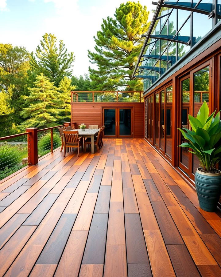 Hardwood Decking for Luxury and Strength