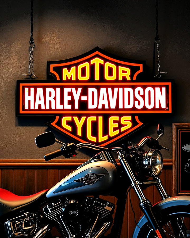 Harley Davidson Logo Sign