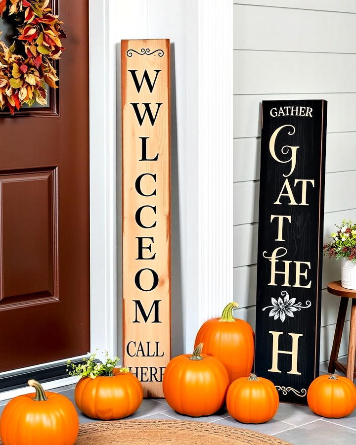 Harvest Signs for Front Door