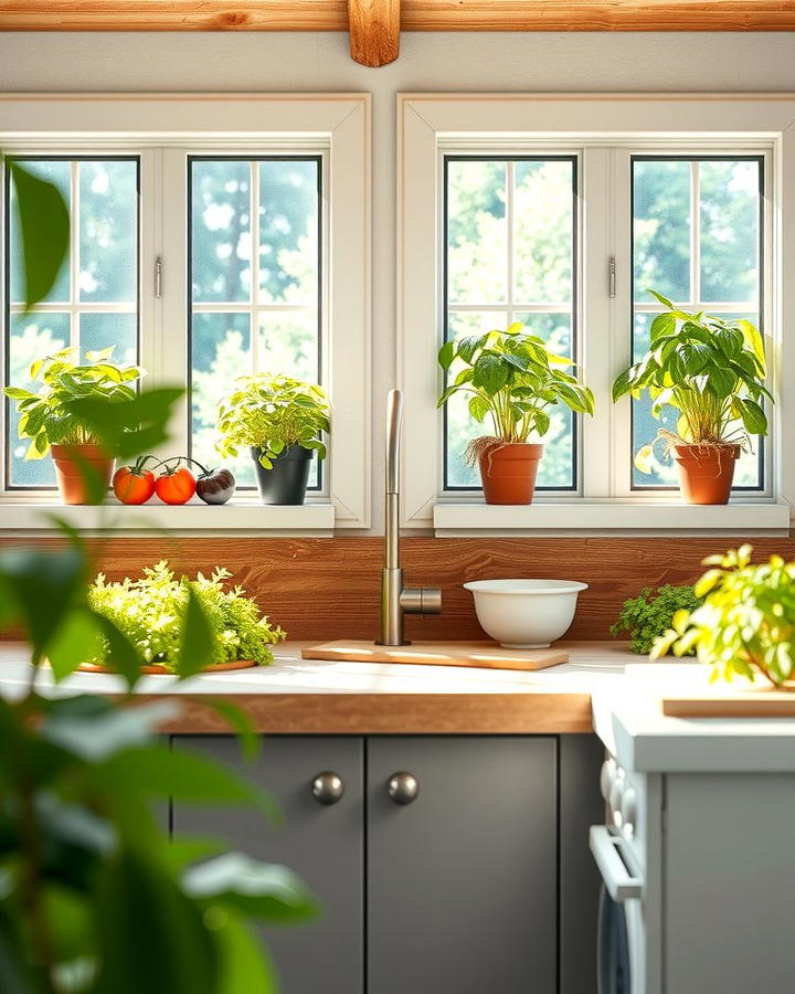 Herb Garden Windows