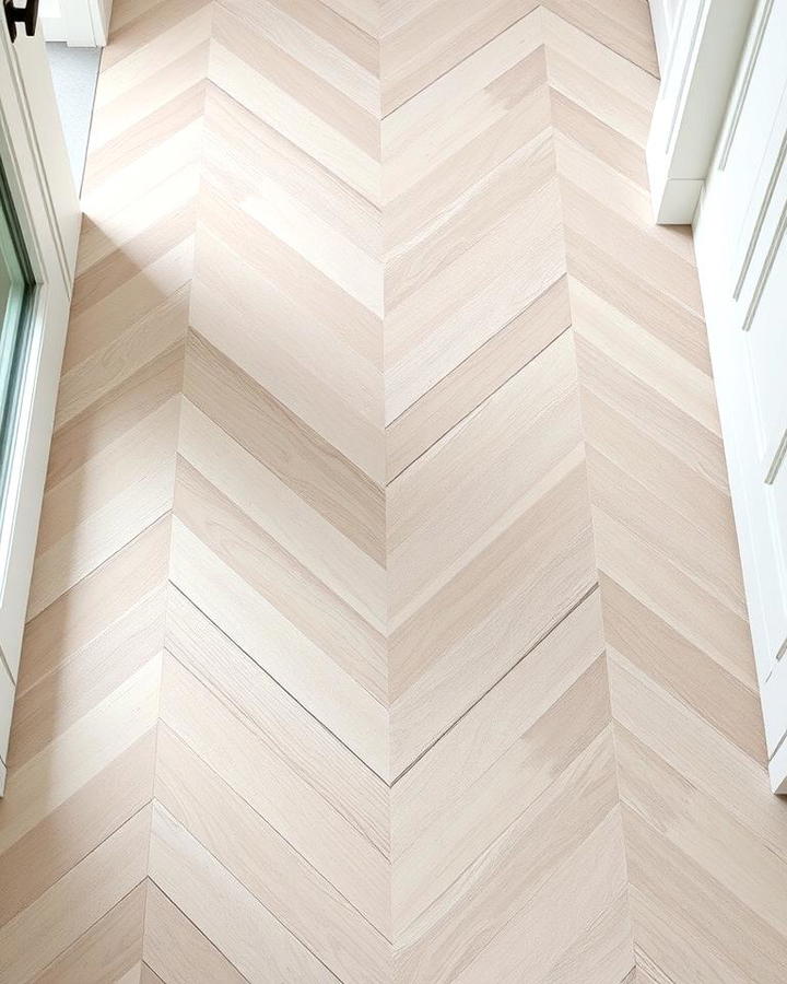 Herringbone Layout for Subtle Sophistication