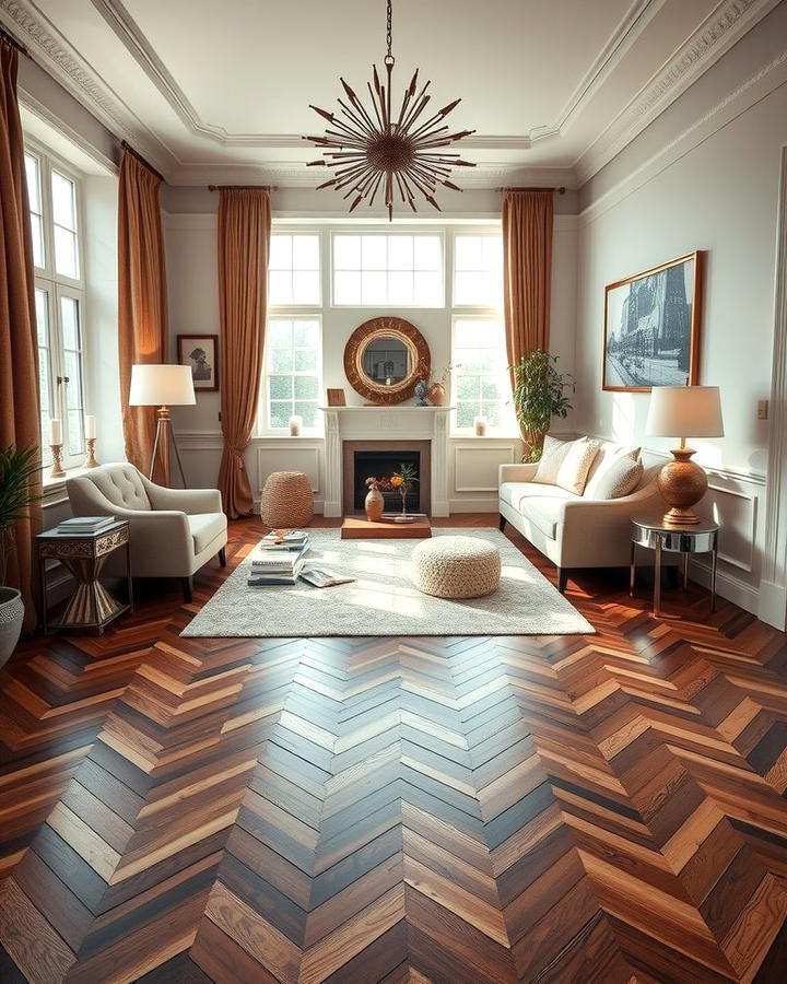 Herringbone Pattern Flooring Style