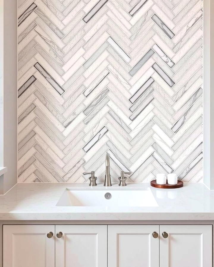 Herringbone Pattern for Dynamic Appeal