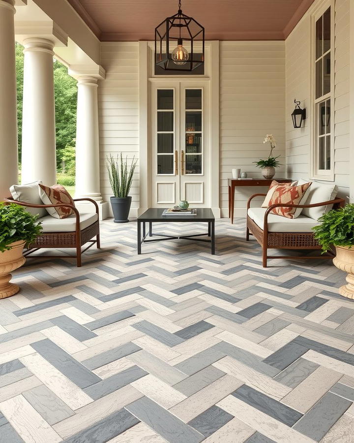 Herringbone Tile Layout 2