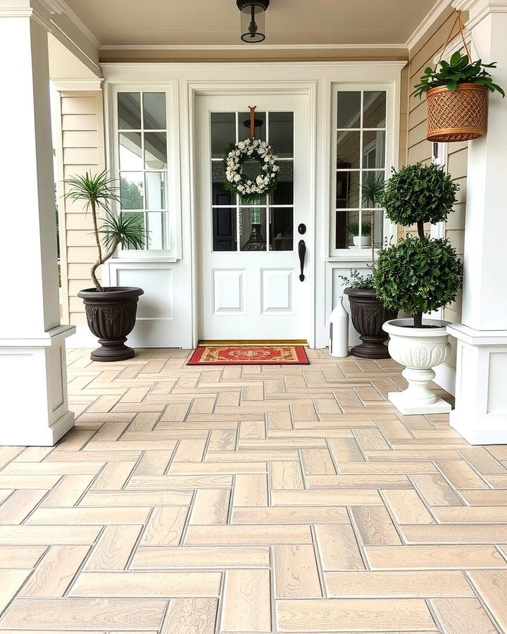 Herringbone Tile Layout