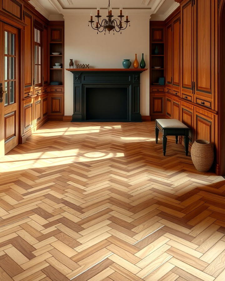 Herringbone Wood Floors