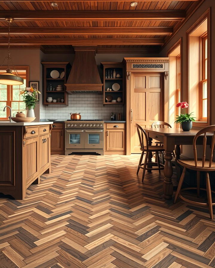 Herringbone Wood for Timeless Sophistication