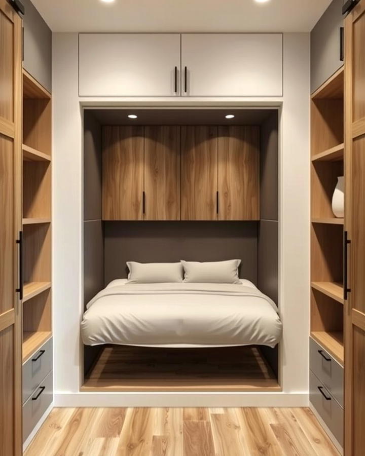 Hidden Murphy Bed Nook