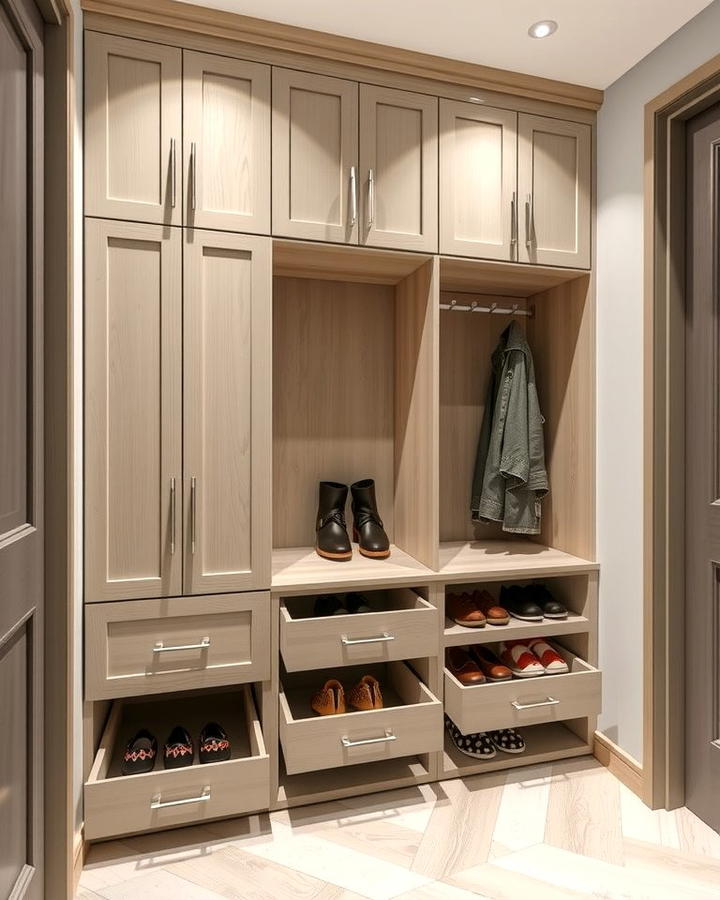 Hidden Shoe Drawers