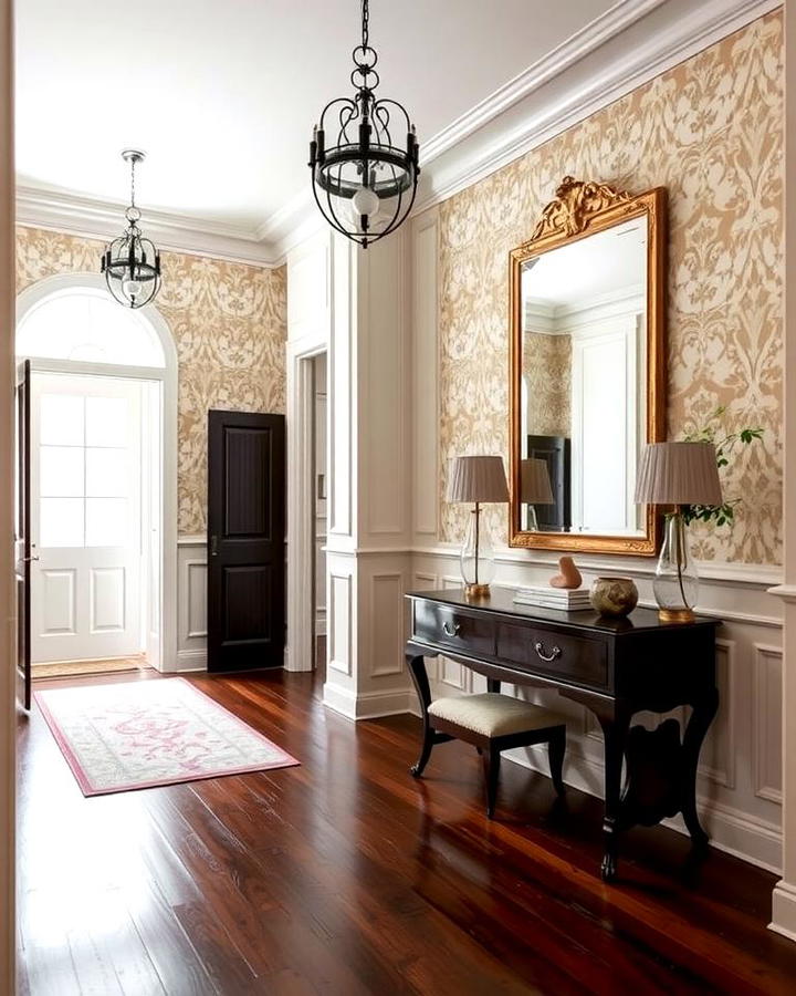 High Wainscoting for a Dramatic Look