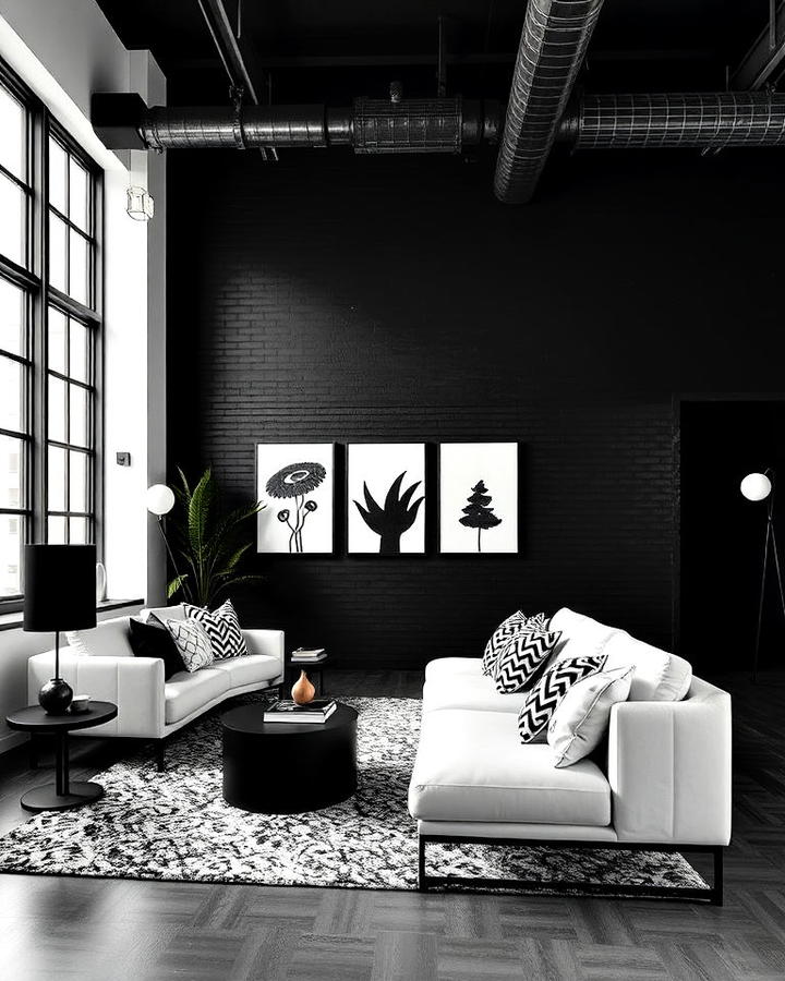 High contrast Design Elements Metro style Interior