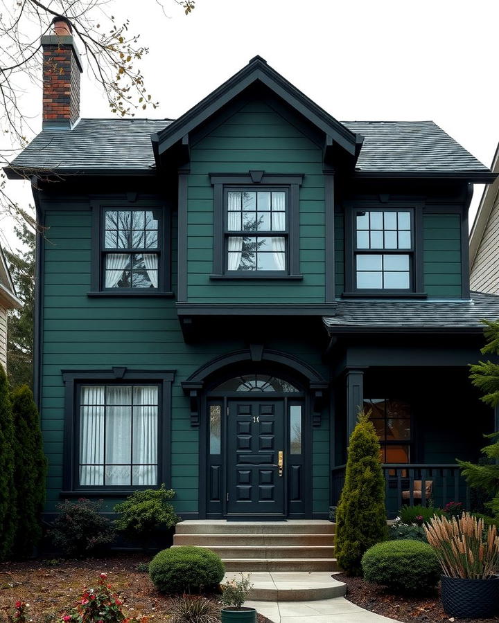 Highlighting Architectural Features with Black Trim