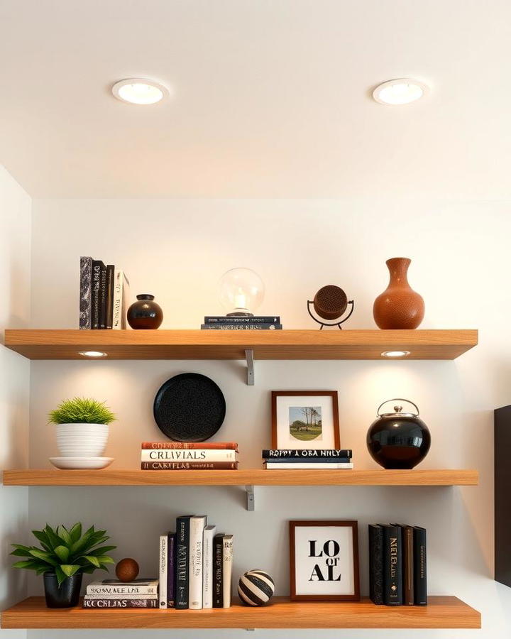 Highlighting Open Shelving