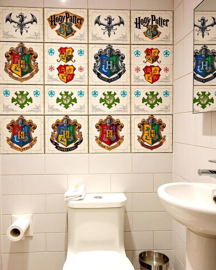 Hogwarts Themed Tile Stickers