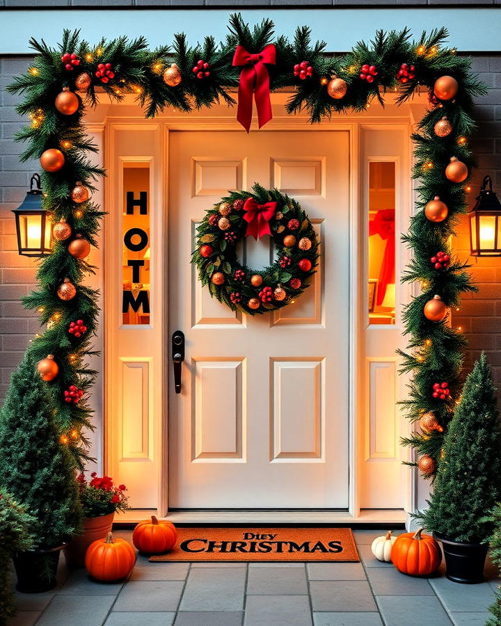 Holiday themed Décor Front Door