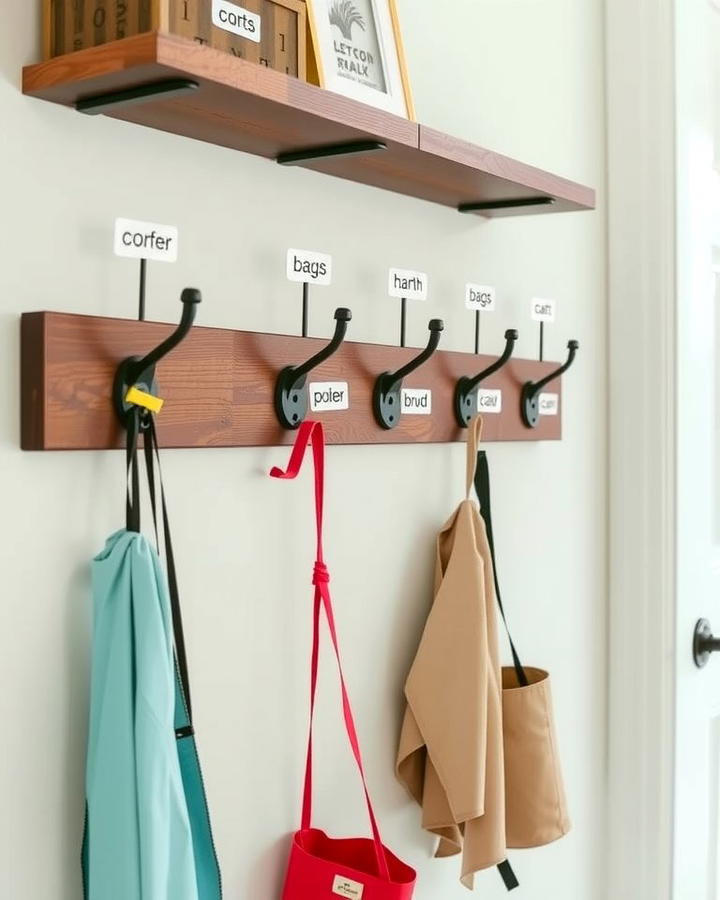 Hooks with Labels for Personalized Organization